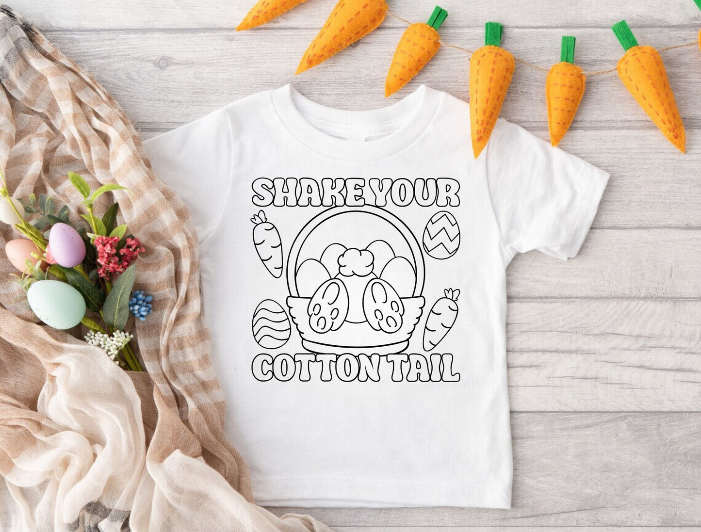 Shake your cotton tail Coloring Tee π°