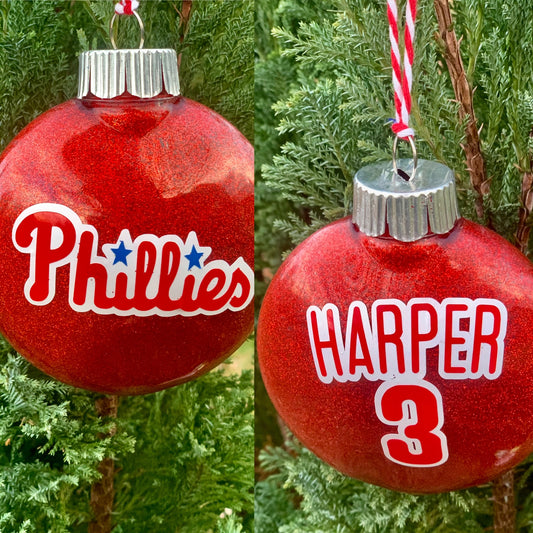 Phillies Player Ornaments