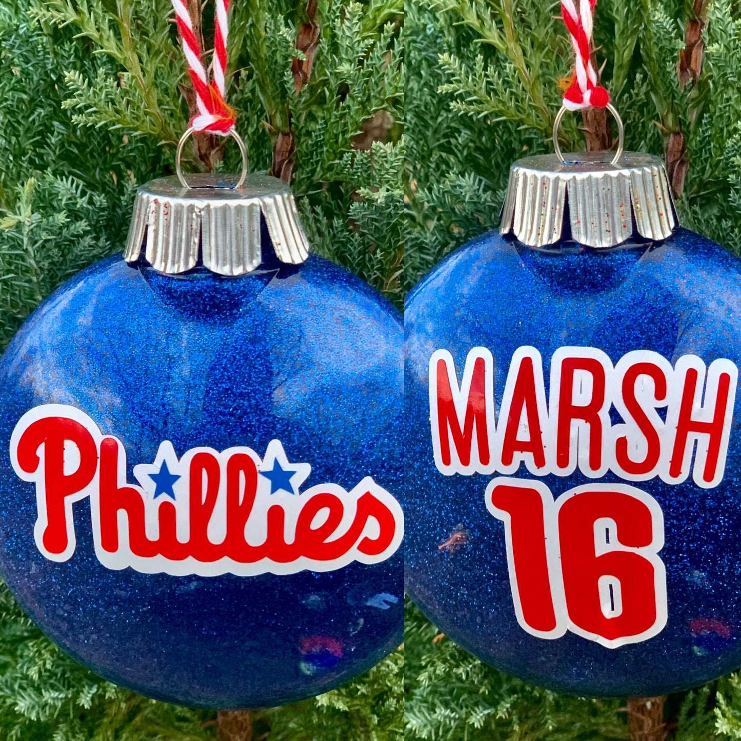 Phillies Player Ornaments